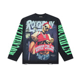 VARE Vintage Skeleton Graphic Long Sleeve T-Shirt