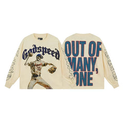 Godspeed Hip Hop Vintage Rock Heavyweight Long Sleeve