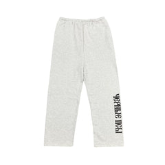 Kanye West Heavyweight Fleece Sweatpants – Grey / Cyrillic Logo