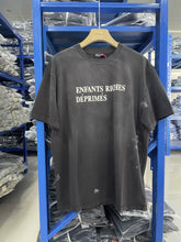 ERD Classic Logo Distressed Washed Grey Tee