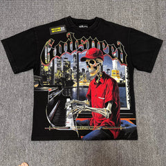 GODSPEED Vintage Washed Star Wars Rhinestone Graphic Tee