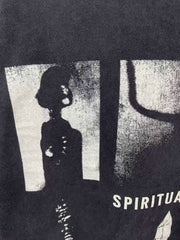 ERD melancholic Streetwear Washed Black Portrait Printed Tee