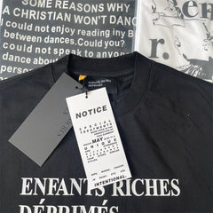 ERD Melancholy Oversized Slogan Graphic Sleeveless Tee