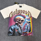 GODSPEED Vintage Washed Star Wars Rhinestone Graphic Tee