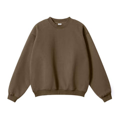 Kanye Heavyweight Vintage Washed Crewneck Sweatshirt – Brown