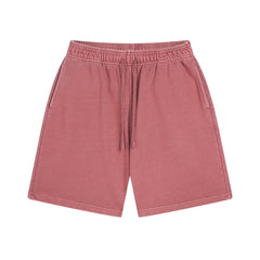 Kanye Heavyweight Vintage Washed Streetwear Shorts – Vintage Dusty Rose / Mauve