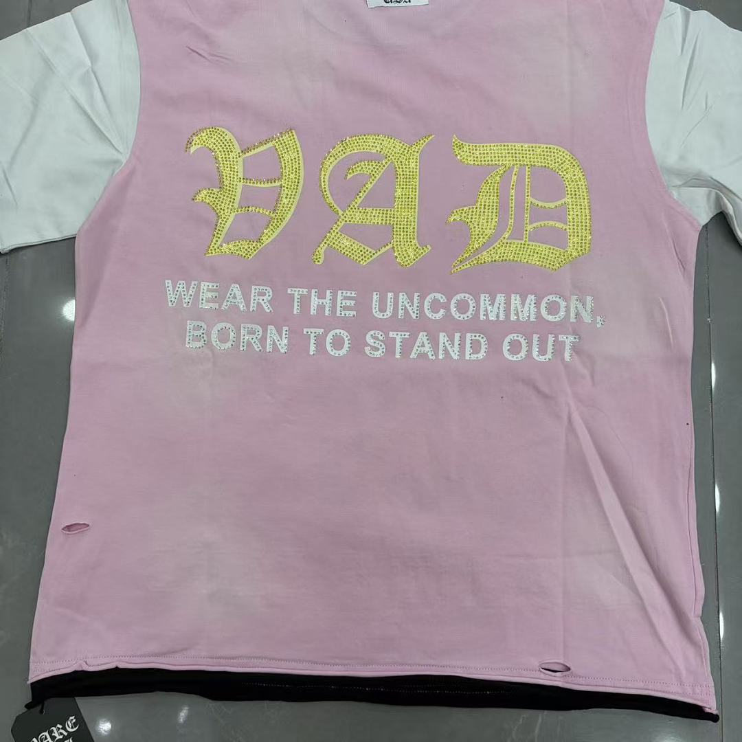 VARE Vintage Liberty Graphic Tee – Pink Streetwear Short Sleeve T-Shirt