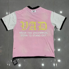 VARE Vintage Liberty Graphic Tee – Pink Streetwear Short Sleeve T-Shirt
