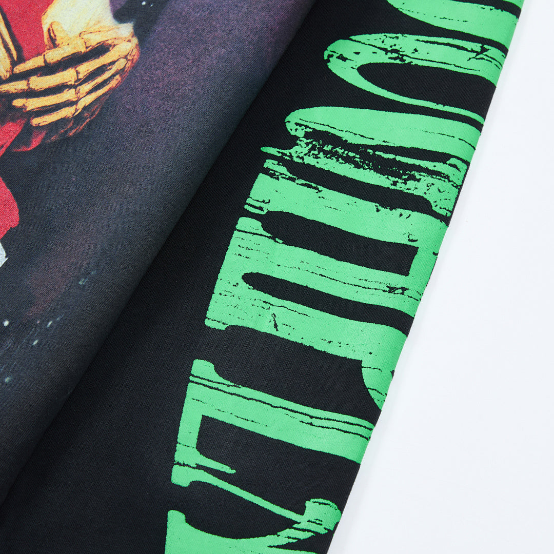 VARE Vintage Skeleton Graphic Long Sleeve T-Shirt