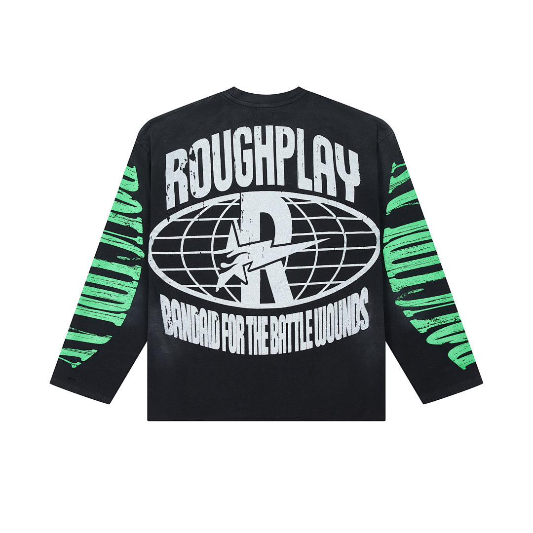 VARE Vintage Skeleton Graphic Long Sleeve T-Shirt