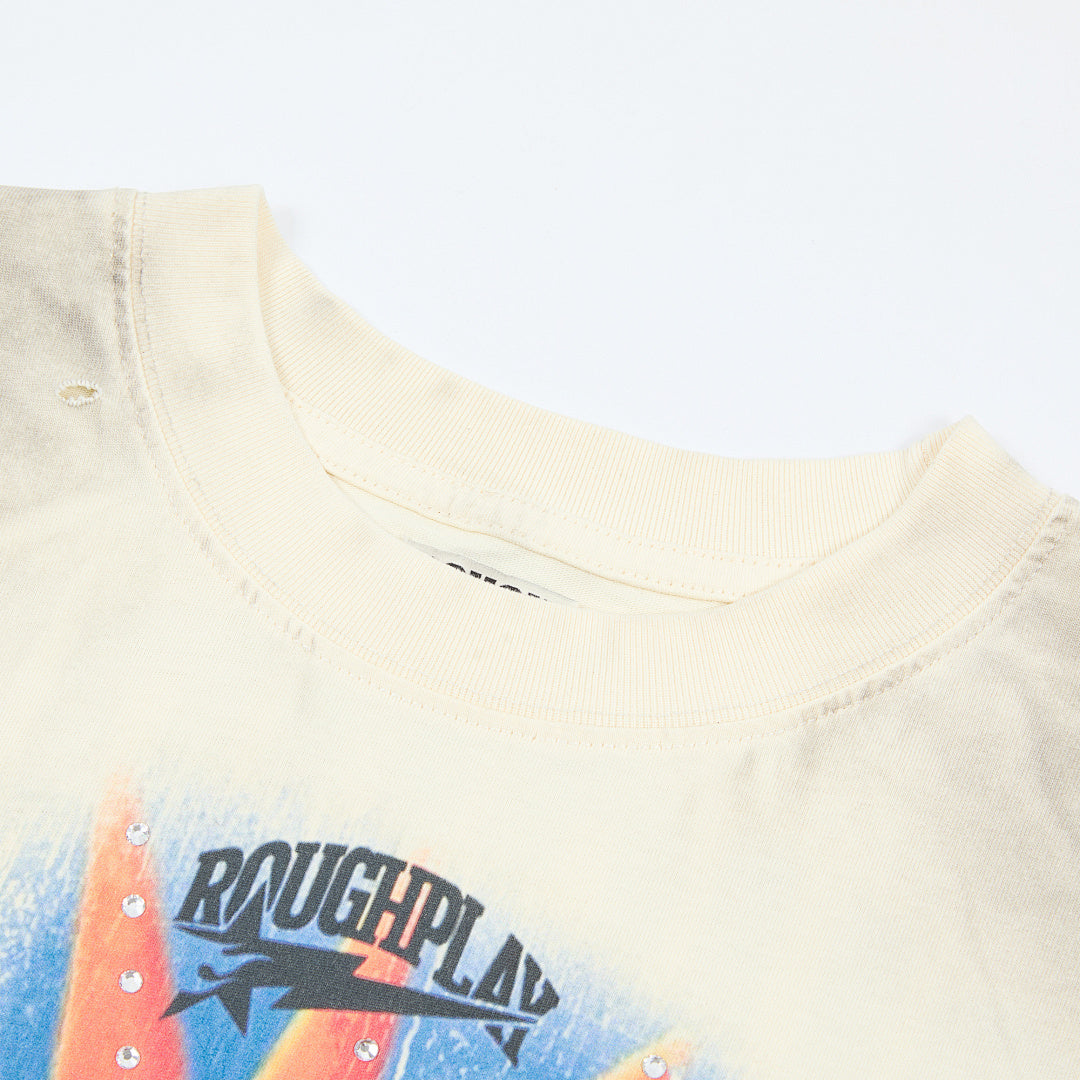 VARE Vintage Skeleton Graphic Long Sleeve T-Shirt
