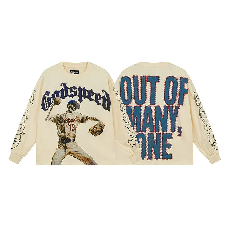 Godspeed Hip Hop Vintage Rock Heavyweight Long Sleeve
