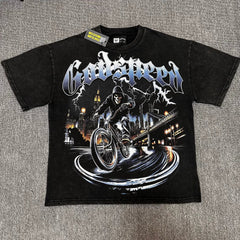 GODSPEED Vintage Washed Star Wars Rhinestone Graphic Tee