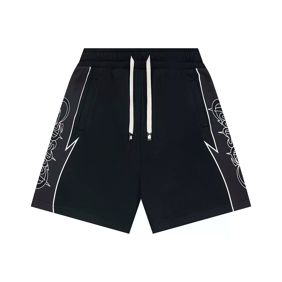 Godspeed  High Street Color Block Printed Shorts