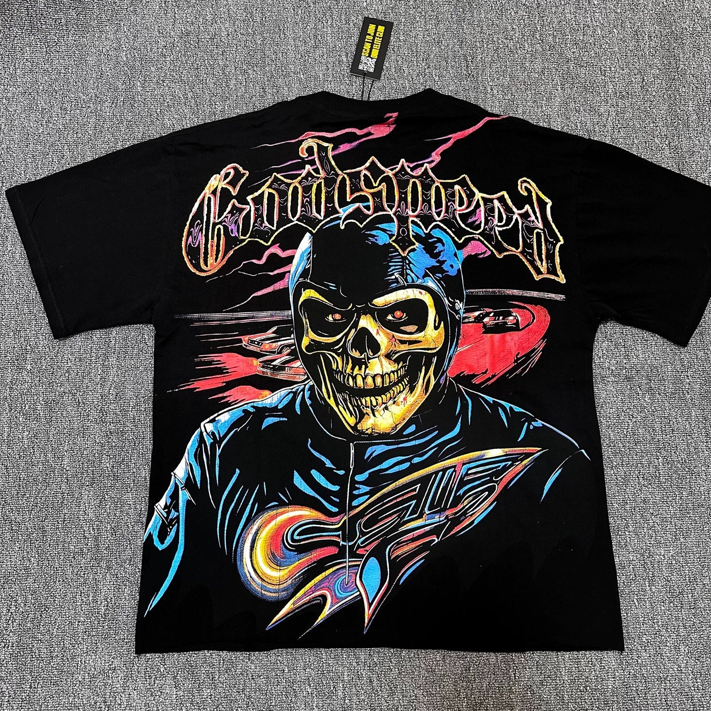 GODSPEED Vintage Washed Star Wars Rhinestone Graphic Tee