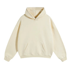 Kanye West Minimalist Heavyweight Fleece Hoodie – Cream