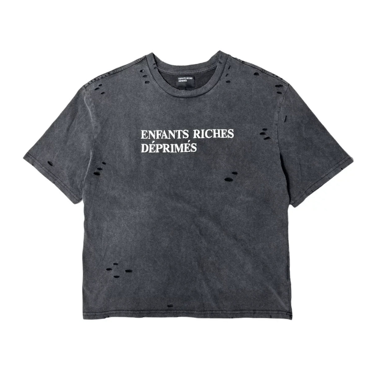 ERD melancholic Distressed Washed Cotton Graphic Tee