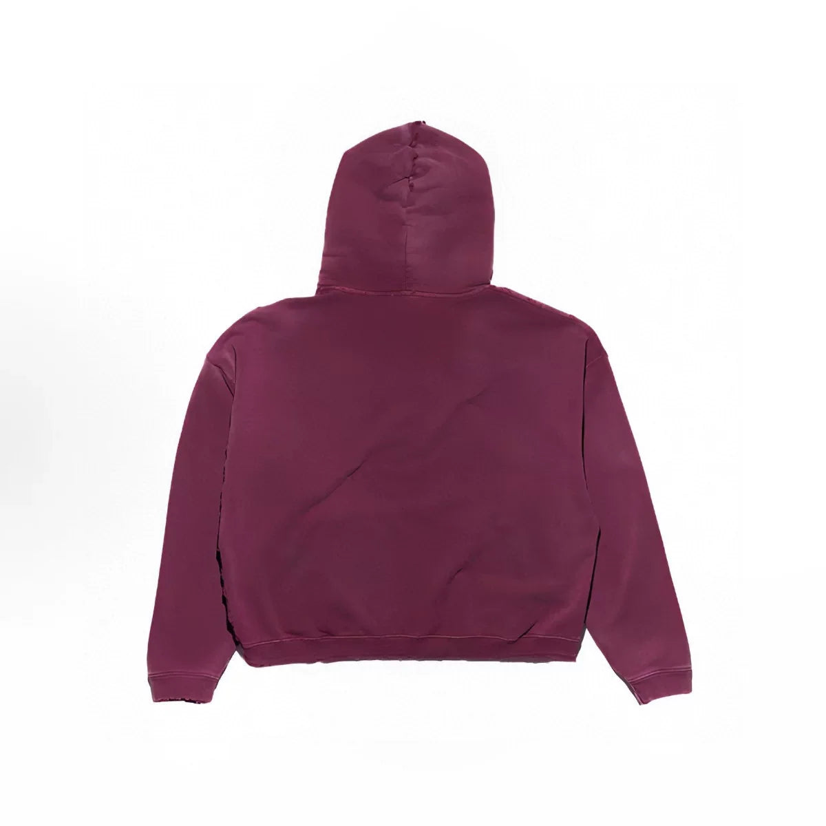 ERD's melancholic wealthy second-generation Vintage Washed Dark Red Hoodie