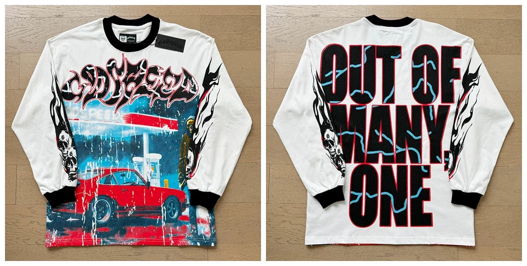 Godspeed Hip Hop Vintage Rock Heavyweight Long Sleeve