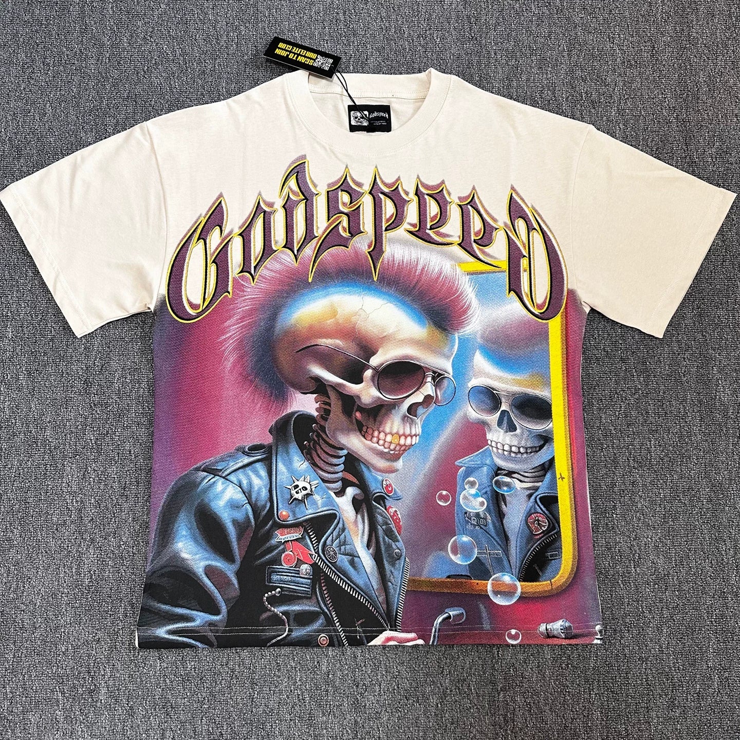 GODSPEED Vintage Washed Star Wars Rhinestone Graphic Tee