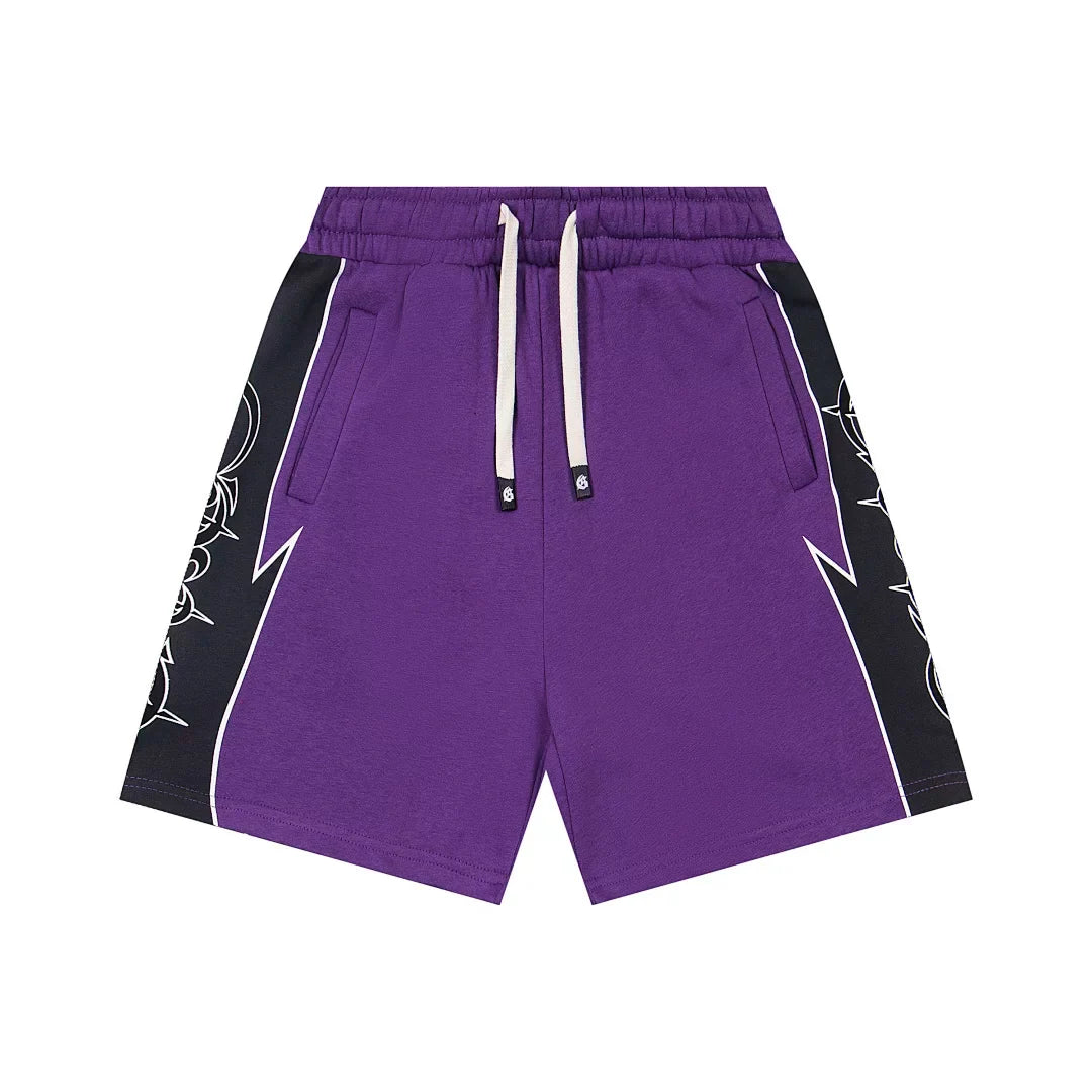 Godspeed  High Street Color Block Printed Shorts