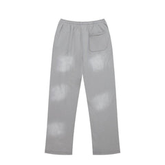 VARE Y2K Street Elastic Drawstring Waist Wide‑Leg Graphic Casual Sweatpants