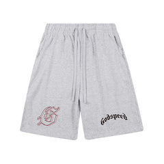 Godspeed High Street Printed Cotton Sweat Shorts