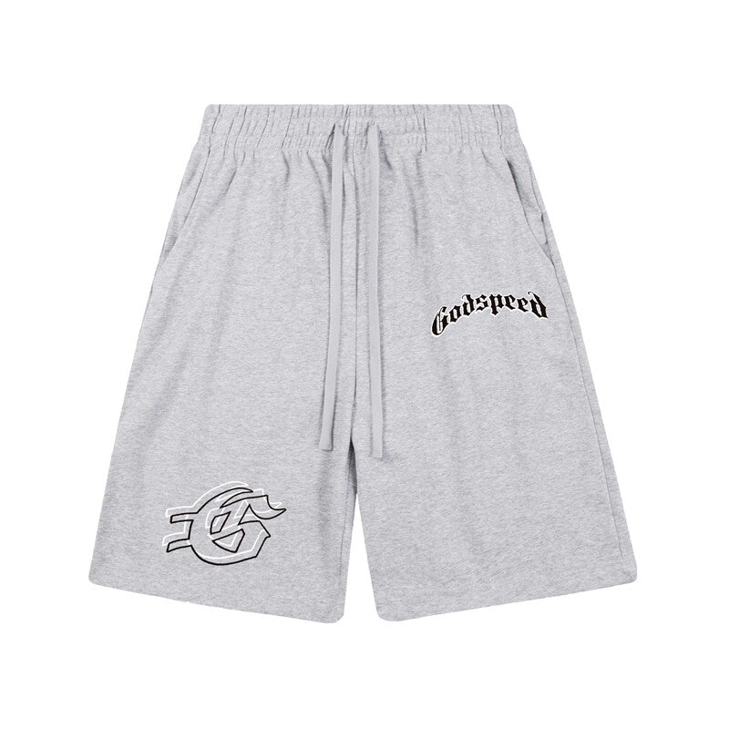 Godspeed High Street Printed Cotton Sweat Shorts