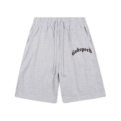 Godspeed High Street Printed Cotton Sweat Shorts