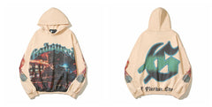 Godspeed Hip Hop Vintage High Street Printed Hoodie