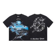 GODSPEED Vintage Skull Rider Loose Cotton Graphic Tee