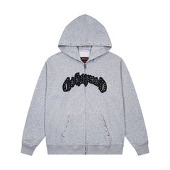 Godspeed High Street Studded Zip Up Hoodie