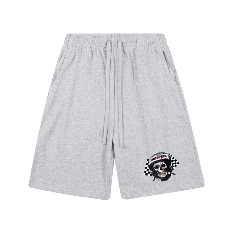 Godspeed High Street Printed Cotton Sweat Shorts
